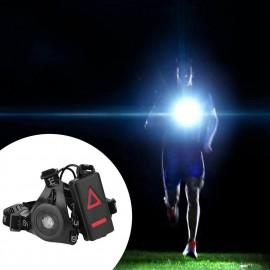 Outdoor Running Lights LED Night Running Flashlight USB Charge Chest Lamp