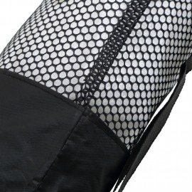 Portable Yoga Pilates Mat Nylon Bag Carrier Mesh Case Adjustable Strap
