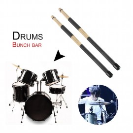 1 Pair Bamboo Multi-sticks Drum Rod Sticks Brushes Drumsticks Drum Accessories