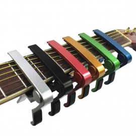 Acoustic Guitar Capo Quick Change Tune Trigger Clamp Key Tune Adjuster