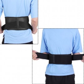 Infrared Magnetic Back Brace Posture Belt Lumbar Support Lower Pain Massager