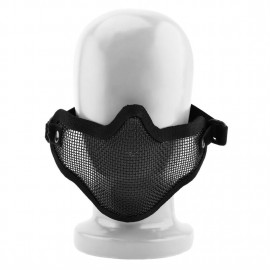 Steel Mesh Half Face Mask Guard Protect For Paintball Airsoft Game Hunting